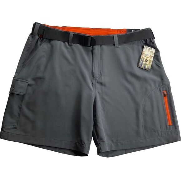 FLATWOOD THREADS Men's XXLARGE (44/46) Cargo Shorts. - GRAY - Picture 1 of 10